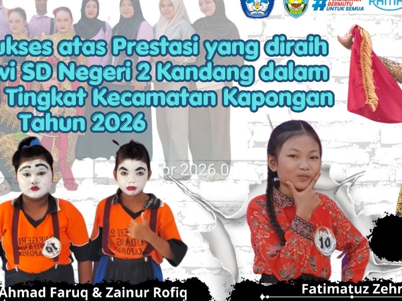 SDN 2 KANDANG MERAIH JUARA FLS3N